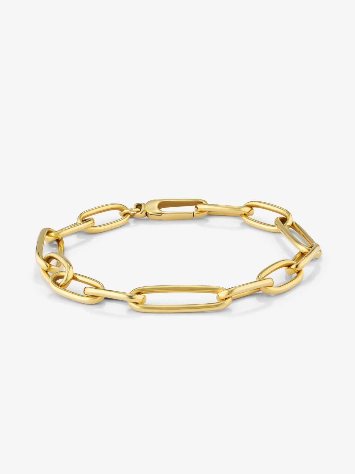 Pulsera eslabones mediana de oro amarillo de 18K