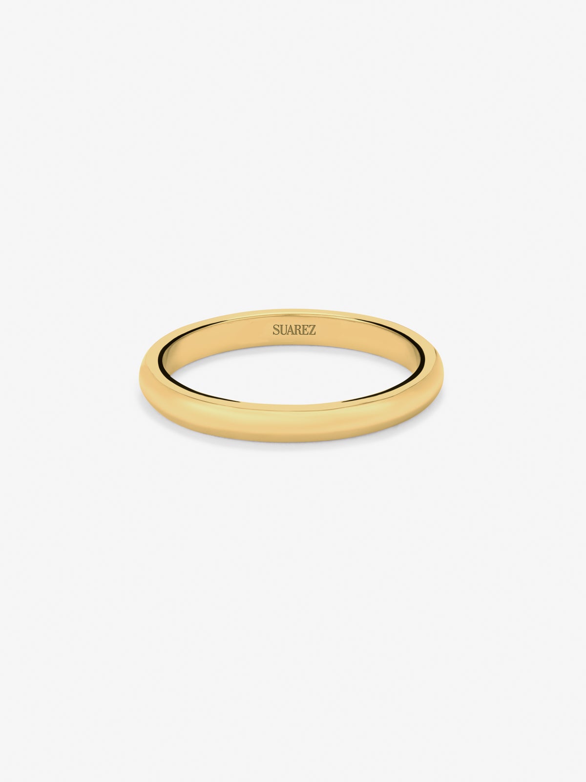 18K 1.55mm yellow flat compromise ring