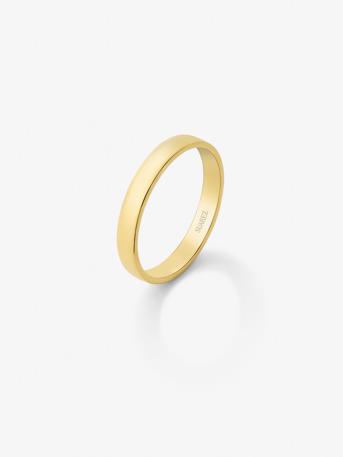18K yellow gold wedding ring