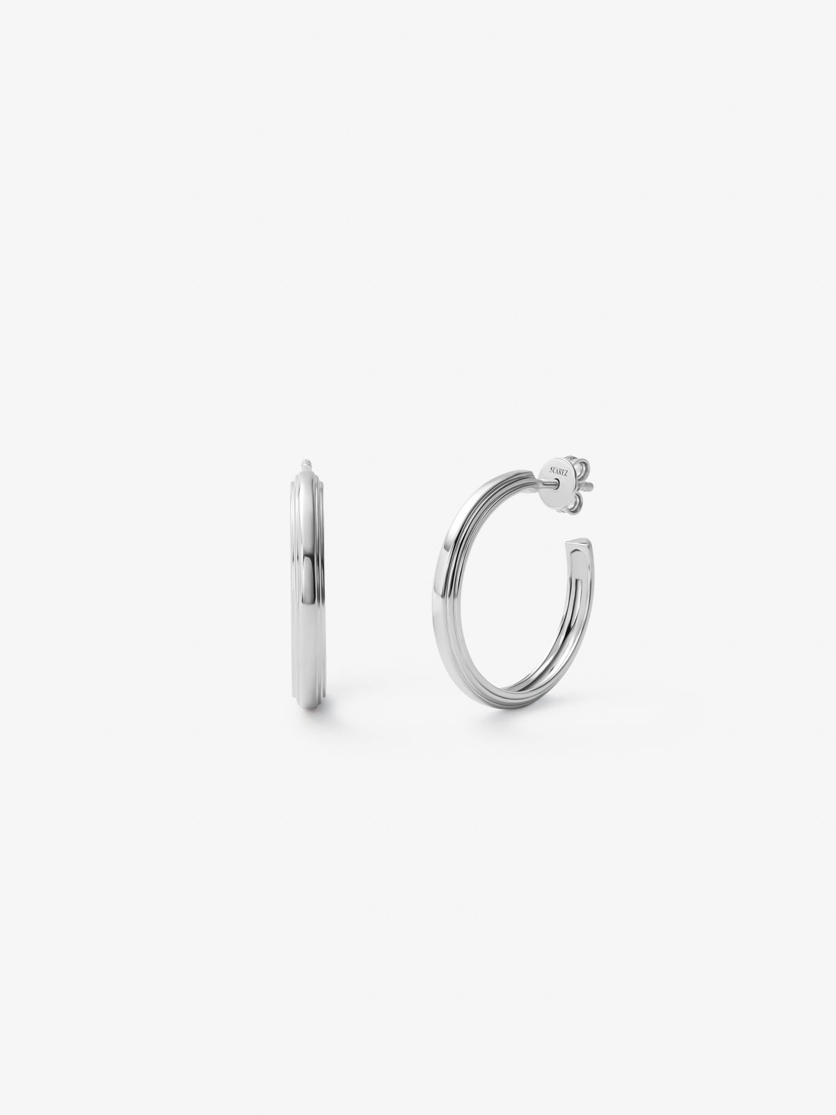 925 silver hoop earrings